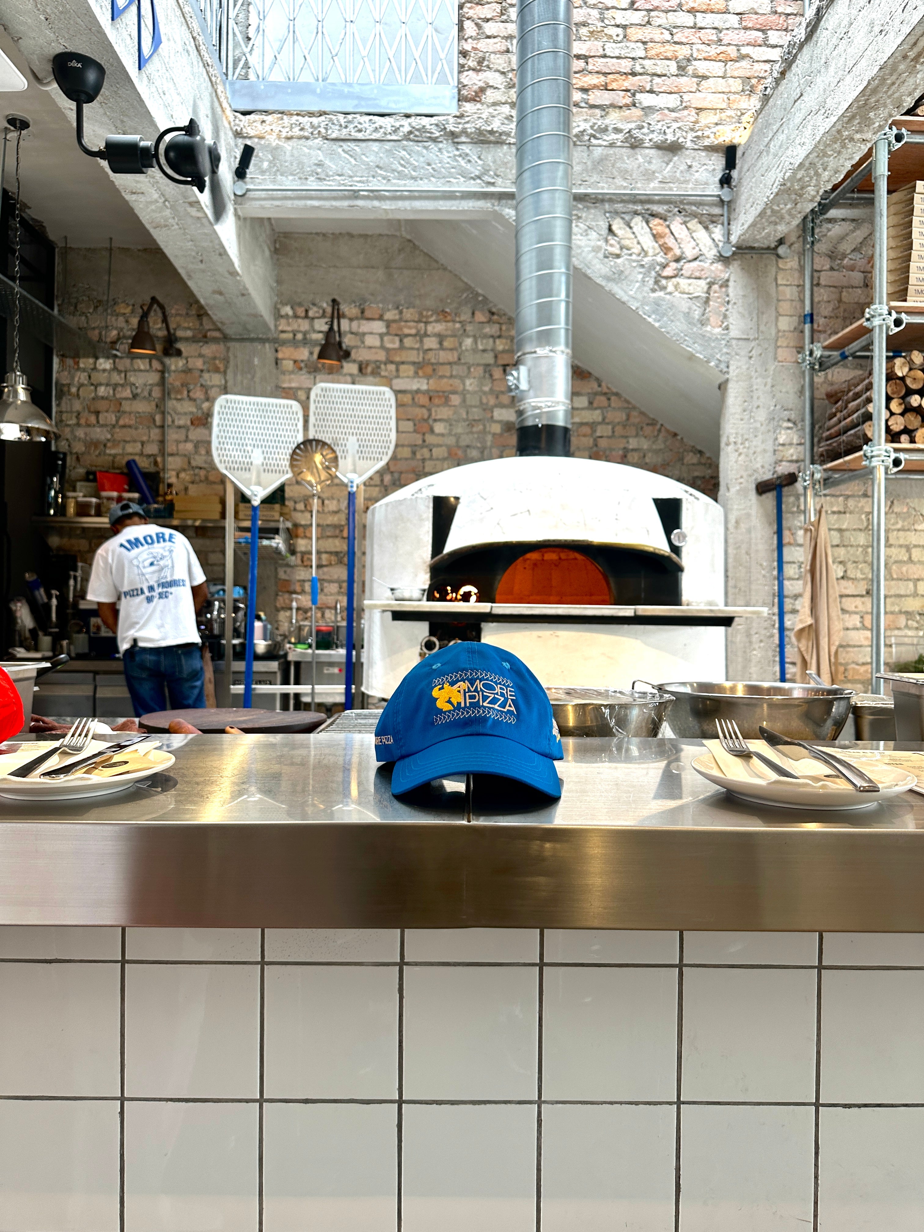 ALAS x 1MorePizza Pie Hat | Azure Blue