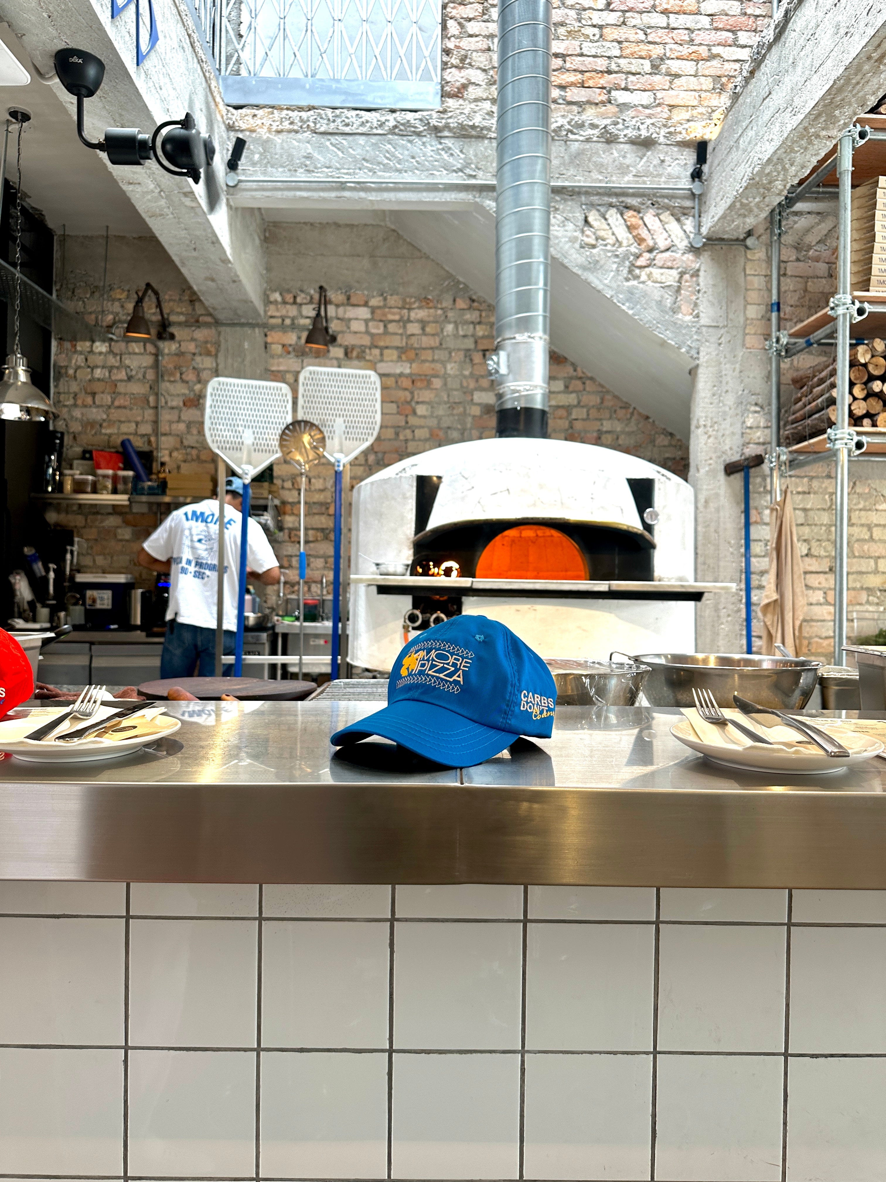 ALAS x 1MorePizza Pie Hat | Azure Blue